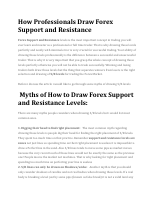 How Professionals Draw Forex Support and Resistance.pdf